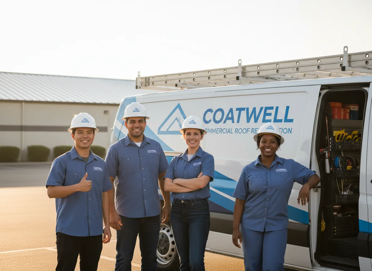 Commercial roof coating company in Hume, CA